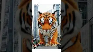 Giant Tiger Takes Over the City! Epic CGI Animation