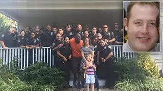 Cops Send Off Slain Officer's Son to School on His First Day of Kindergarten