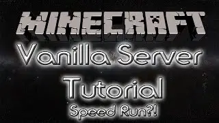 Minecraft 1.16.5 Vanilla Server Tutorial Speed Run