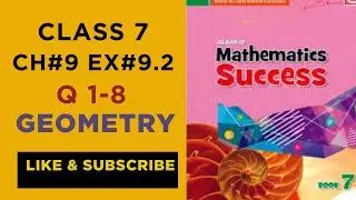 Unit 9 | Exercise 9.2 | FUNDAMENTAL OF GEOMETRY | Class 7 Mathematics | Allied School