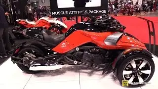 2015 Can-am Spyder F3 S with Muscle Attitude Package - Walkaround - 2014 New York Motorcycle Show