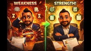 How to Answer What's Your Biggest Weakness | Turn It Into STRENGTH | Complete Interview Guide 2026