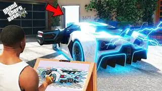 Franklin Search Futuristic Booster Super Car With The Help Of Using Magical Painting In Gta 5