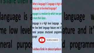 C Language viva questions  with answer
