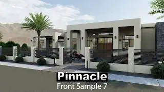 Front Yard - Pinnacle Collection - Model 7 - Ejen - Arizona custom landscape and pool design