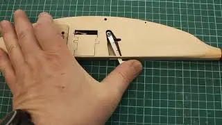 Планер F1A, изготовление крючка. Glider F1A, hook making.