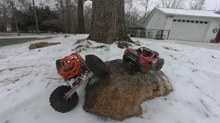 Drifting RC cars on Ice!