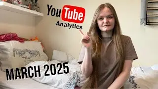 YouTube Analytics with less than 1000 Subscribers - March 2025 #analytics