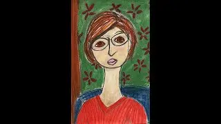 Modigliani Chalk Portait