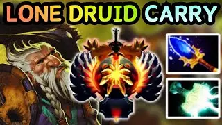 🔥 NEW PATCH 7.40 !!! CARRY LONE DRUID REWORK TAKES OVER GAMES | DOTA 2 GAMEPLAY 🔥