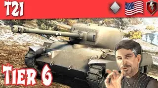 WOT Blitz - T21 Full Tank Review Tier 6 American Light ||WOT Blitz||