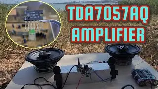 Как сделать схему усилителя TDA7057AQ. Мощный, успешный, DIY