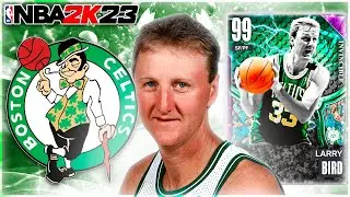 INVINCIBLE LARRY BIRD GAMEPLAY! LARRY LEGEND IS A TOP 5 SF IN NBA 2K23 MYTEAM!