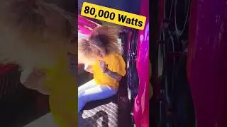 Mega Bass Hair Tricks 80,000 Watts #shorts