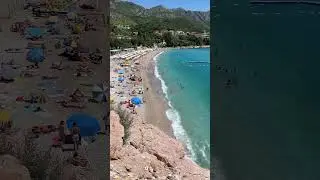 Budva Kamenovo beach #budva #beach #montenegro #adriaticsea