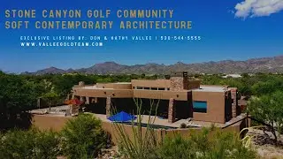 Stone Canyon Golf Community Soft Contemporary Home: