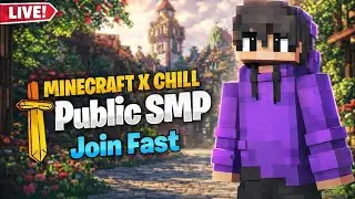 🔴 LIVE Minecraft Public SMP | Java + Bedrock | Free To Join 😱#live #smp #minecraft