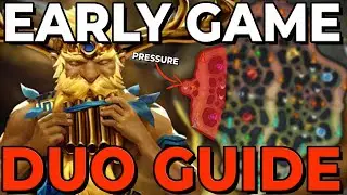 How to WIN the 2v2 in DUO LANE! Support and Carry early game guide!