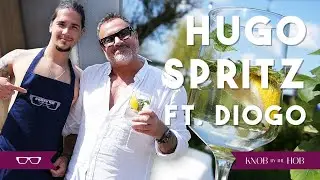 A HUGO SPRITZ SUMMER COCKTAIL RECIPE FT. DIOGO | KNOB BY THE HOB | STEVEN DAVIES