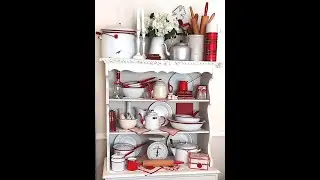 MY RED AND WHITE ENAMELWARE COLLECTION  #farmhousedecor #vintage