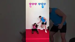 Проигравший промокнет! Гимнастический челлендж💦🎈