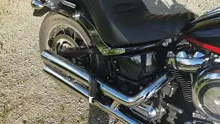 Vance & Hines Eliminator 300 with quiet baffle Hd Fxlr
