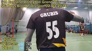 u18 England Volleyball GP [Boys Bronze Division]: Wildcats v BVDC (02/03/2024)
