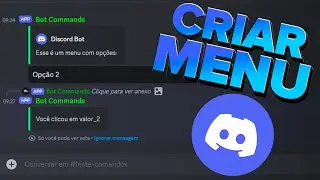 Como criar um menu no Discord - Criando um menu no Bot do Discord