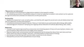 Qualitative Research Terminology Road Map- 09/19/24