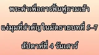 W4D6 ผู้ที่เมตตาผู้อื่นก็เป็นสุข เพราะเขาจะได้รับการสำแดงความเมตตาและได้รับความเมตตา