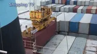 Edith Maersk - largest ship to sail up the Thames