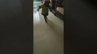 Our one and half year old baby cleaning her house🤣🤣🤣🤣🤪