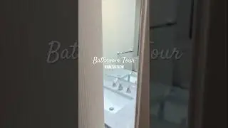 Bathroom Tour 🛁 #dreamhome #hometour #homedecor #bathroomtour #construction #renovationinspiration