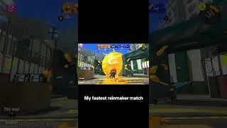 Splatoon 3: My fastest rainmaker match so far #splatoon3 #rainmaker #anarchybattles