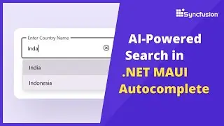 Integrating AI Smart Search Functionality into .NET MAUI Autocomplete