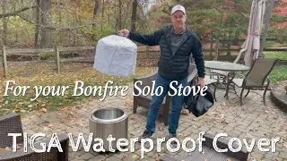 REVIEW: TIGA Fire Pit Cover for Solo Stove Bonfire, 100% Waterproof Durable PVC Cover