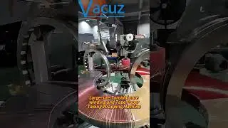Factory Made Vacuz Large-size Toroidal core winding and tape paper taping wrapping machine Price