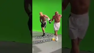JAKE PAUL VS ANDERSON SILVA DANCE BATTLE #ufc #boxeo #jakepaul #andersonsilva #dancebattle