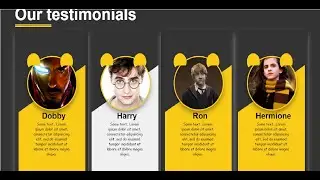 w3 school Card design ,testimonials  in Html and css,neumorphism, glassmorphism