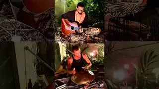 Handpan & Guitar Live Improvisation in Vietnam #livemusic #music #handpan