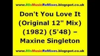 Don't You Love It (Original 12