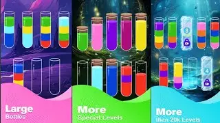 Water Sort Master Level 281- 285 Walkthrough 