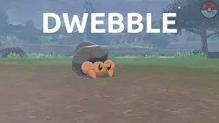 #086/400 - Dwebble - Attacks. Evolution. Pokemon Sword and Shield. Bug and Rock pokemon.