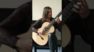the Cuban sarabande - part 2 #guitar #femaleguitarist #classicalguitar #music