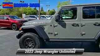 Certified 2022 Jeep Wrangler Unlimited High Tide 4x4, Easton, PA 7559P
