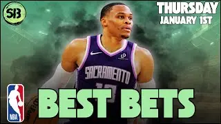 3 NBA Player Props I’m High On Tonight + FULL Slate Breakdown | Thursday Jan 1st Picks & Best Bets