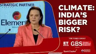 Climate Risk Bigger Than Tariffs? Big Warning for India&rsquo;s Economy | Global Business Summit 2026
