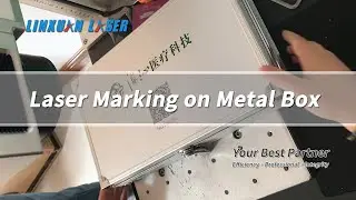 Laser Engraving on Metal Medical Box for Code, Date Marking Machine Application