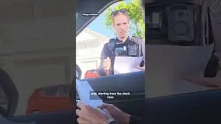Sovereign Citizen confronts police over their 'car registration'