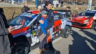 94. Rallye Automobile Monte-Carlo 2026 drivers arrive and prepare  for Shakedown, and warming tyres